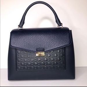 NAVY BLUE CAROLINA HERRERA PURSE